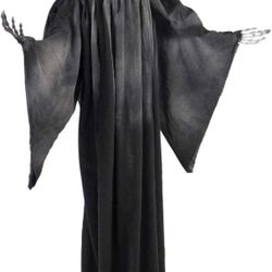 Haunted Hill Farm 63-In. Talking Reaper, Indoor/Outdoor Halloween Decoration
