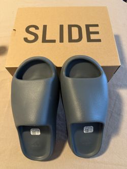 Yeezy Slides Slate Marine
