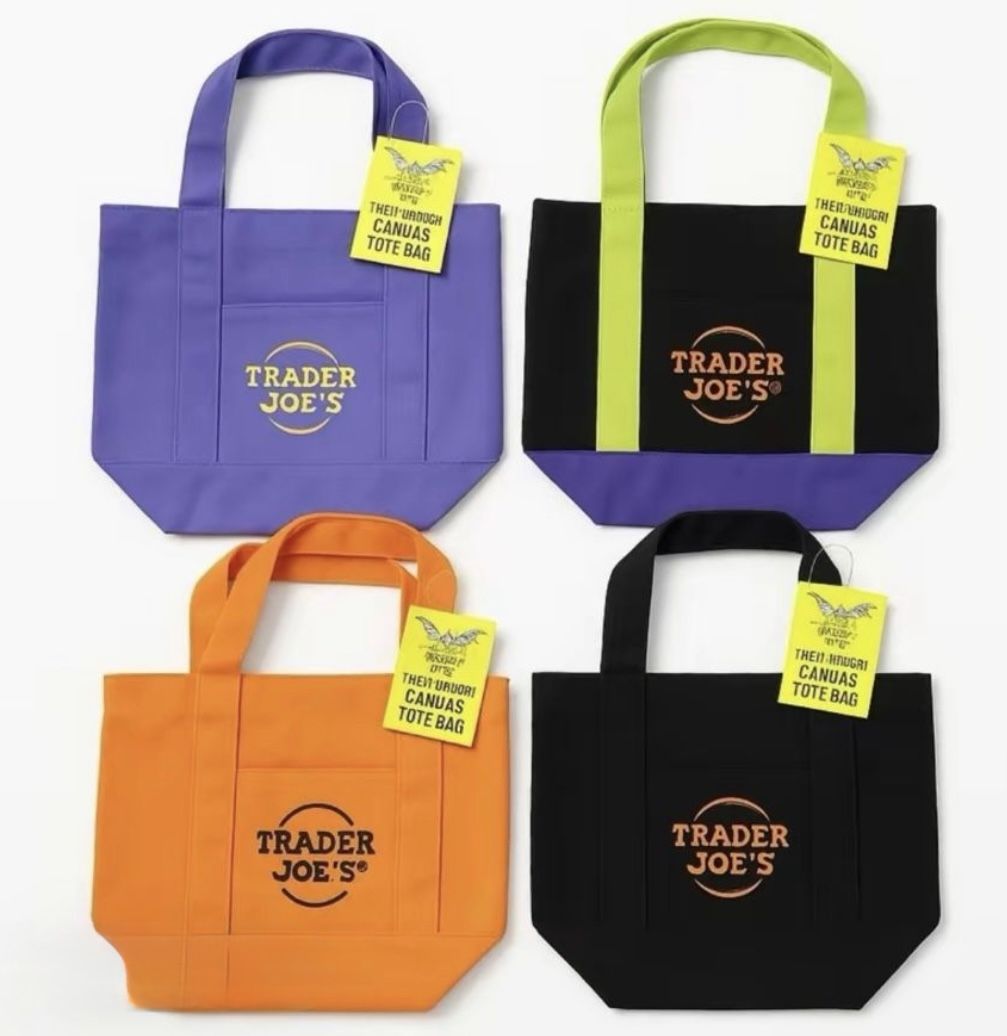 Trader Joe’s Halloween Mini Canvas Tote Bag