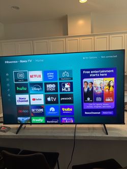 Hisense 60” Smart TV like new