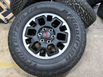 FREE DELIVERY 17" OEM 2026 Toyota Tacoma TRD Wheels BFGoodrich A/T 265/70R17 FITS TUNDRA 4RUNNER