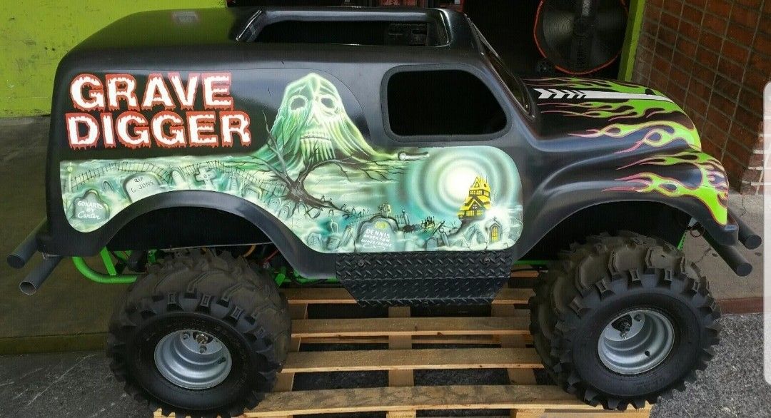 Original Carter Bros. Grave Digger Go Kart MADE IN THE USA for Sale in