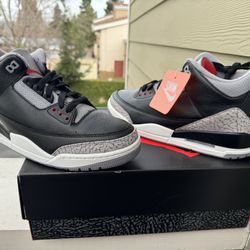 Air Jordan 3 Black Cement (2024) DS