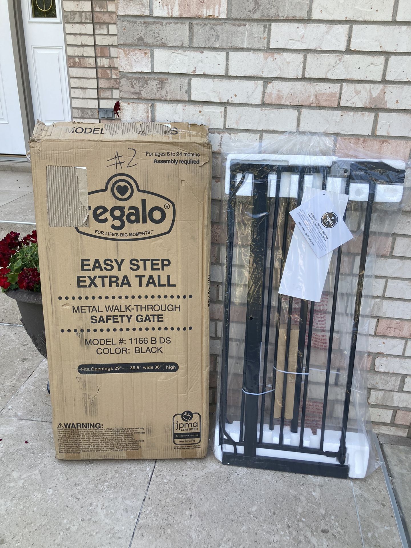 extra tall29-36.5” pressure mouted gate(3 available)