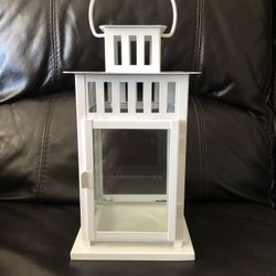 Brand New Glass Candle Holder With Door
