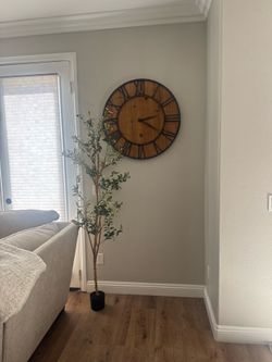 Rustic clock large