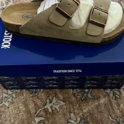 Arizona Birkenstock Sz.43 Taupe