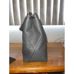 leather McM boho bag 