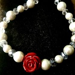 Beautiful Red Rose  Bracelet 🎁🎁🎁
