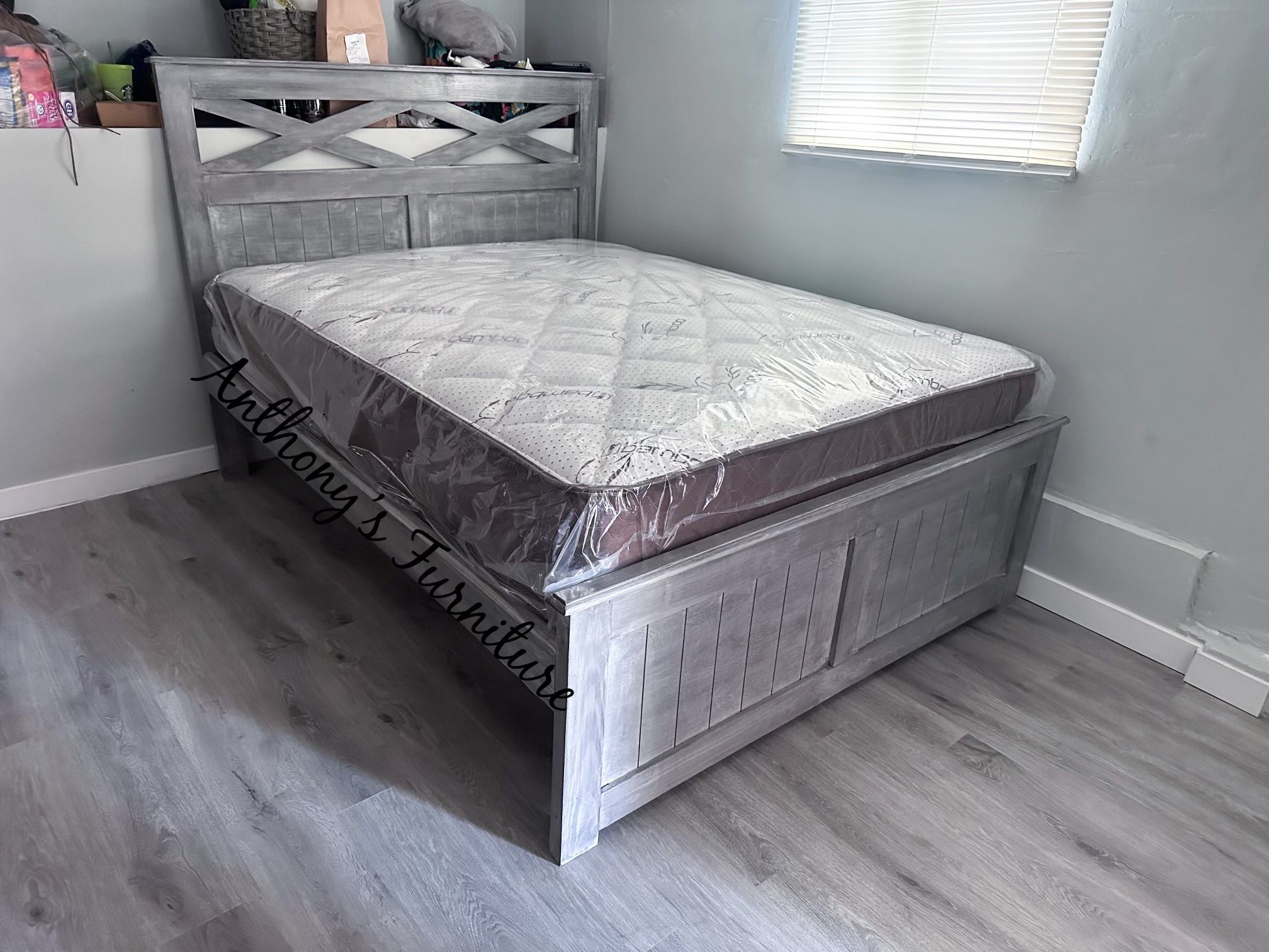 New Queen Bed With Mattress