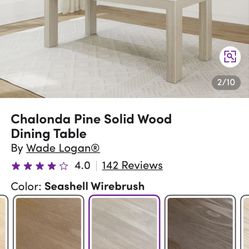 Dining Table & Bench