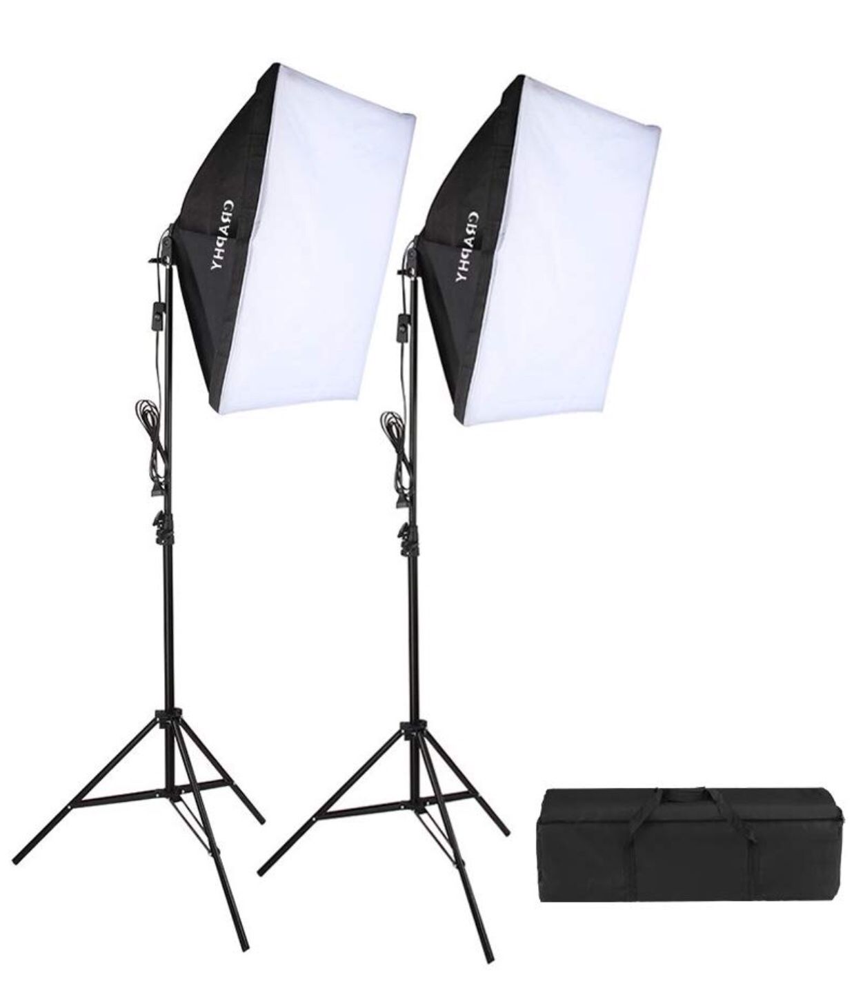 Photography Studio with Tall Background Stand 6X9 ft Green Background