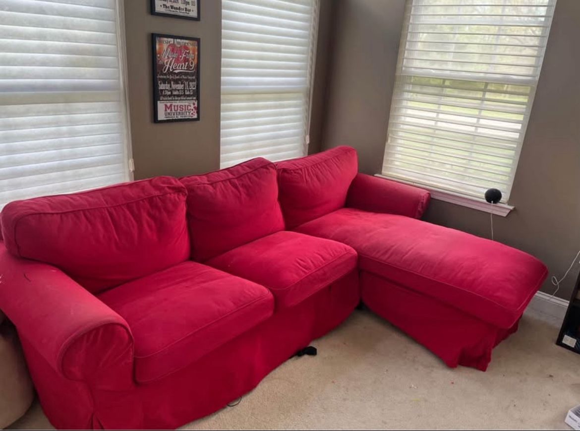 Uppland IKEA Sofa with Chaise