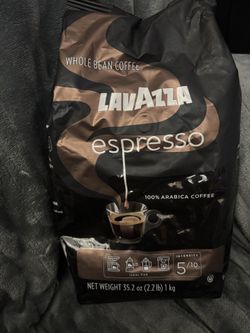 New Lavazza espresso 100% arabica coffee whole bean coffee