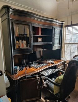 Hooker Credenza and Hutch