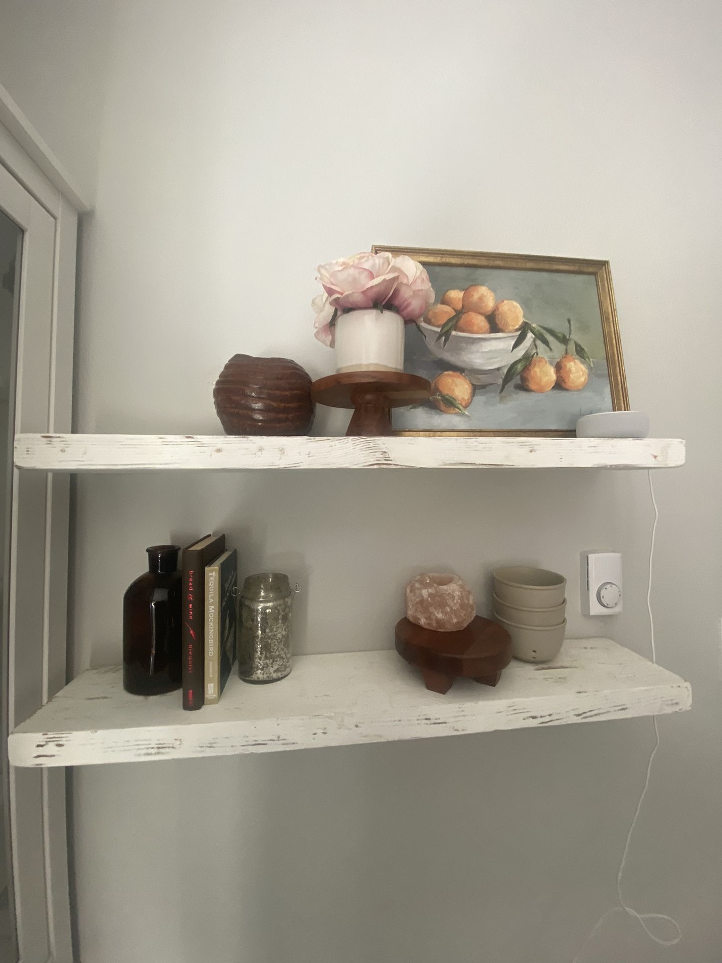 Shabby chic Wood Shelving 