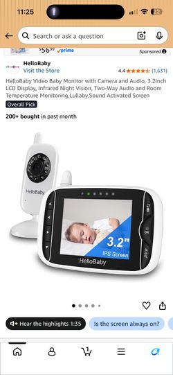 Hello baby monitor