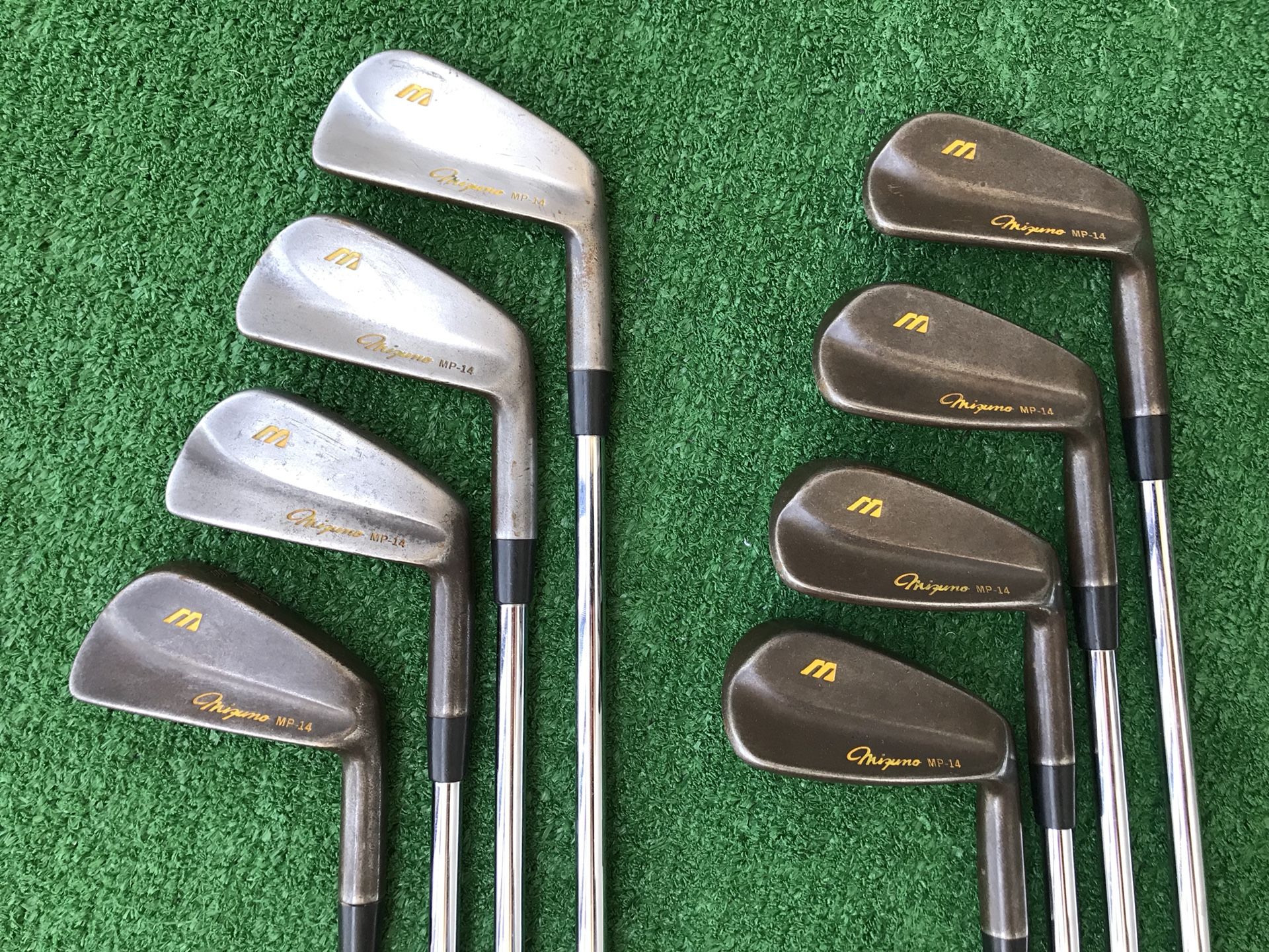 Mizuno MP-14 Raw Finish Forged Irons Set 3-PW (Project X 5.5 Shafts)