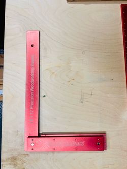 WOODPECKERS ALUMINUM 1812 PRECISION WOODWORKING SQUARE