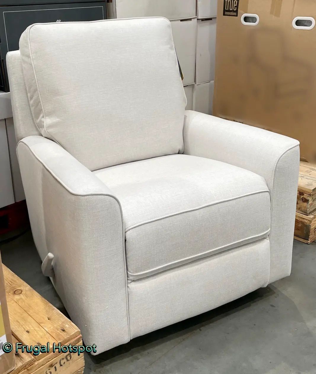 Paxley Fabric Swivel Glider Recliner Gorgeous!