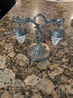 Salt and Pepper Grape Shape International Silver Co.