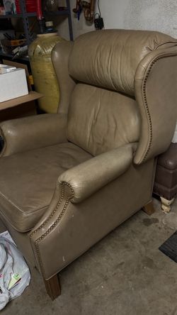 Leather Ottoman