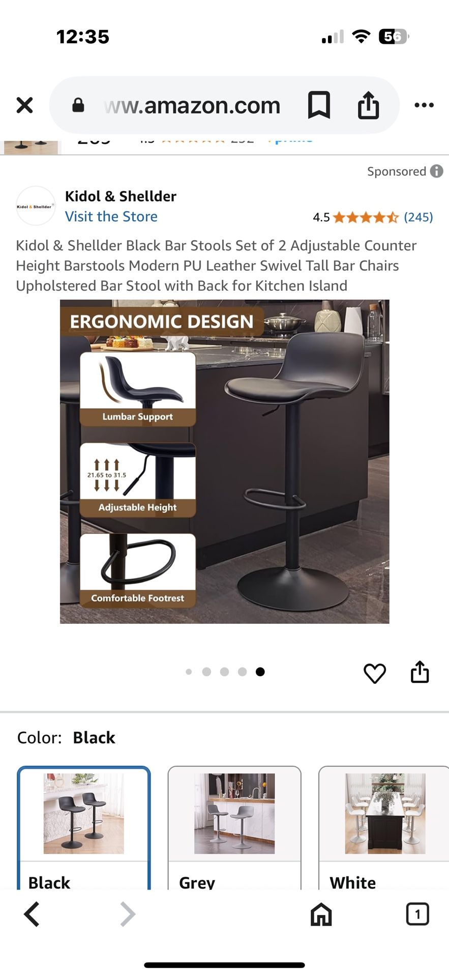 Bar Stools Air Lift
