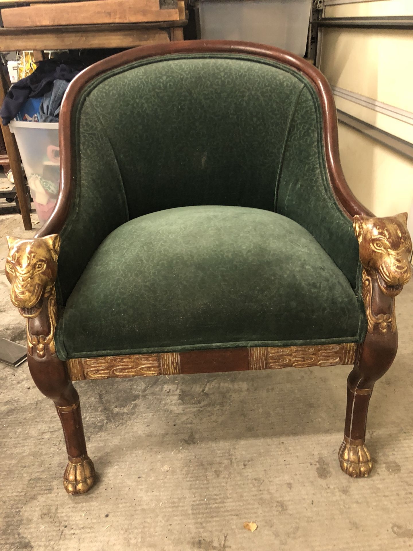 Antique French chair. Has another one like it sold separately