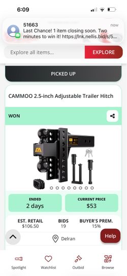 Tow hitch for trucks