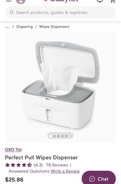 OXO Tot Perfect Pull Wipes Dispenser