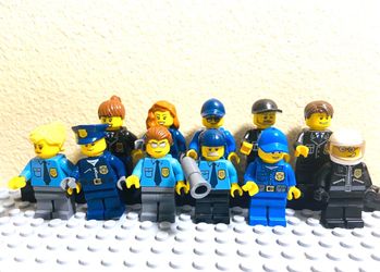Lego City Police Mini Figure