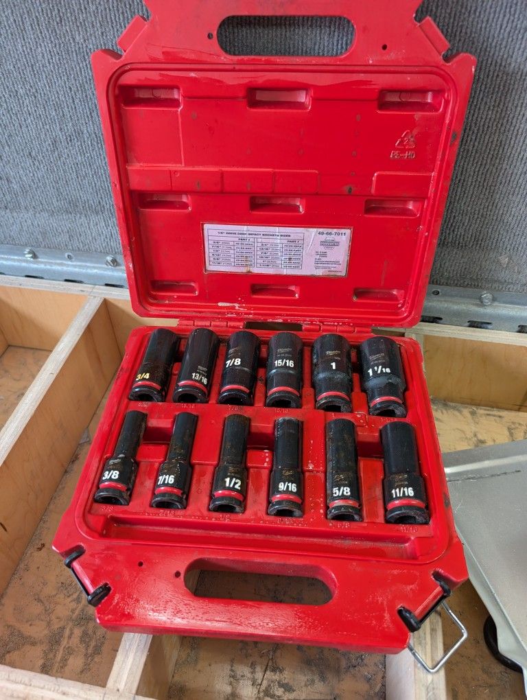 Milwaukee 1/2" Drive Deep Impact Socket.