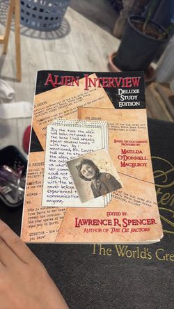 Alien Interview Deluxe Study Edition Book