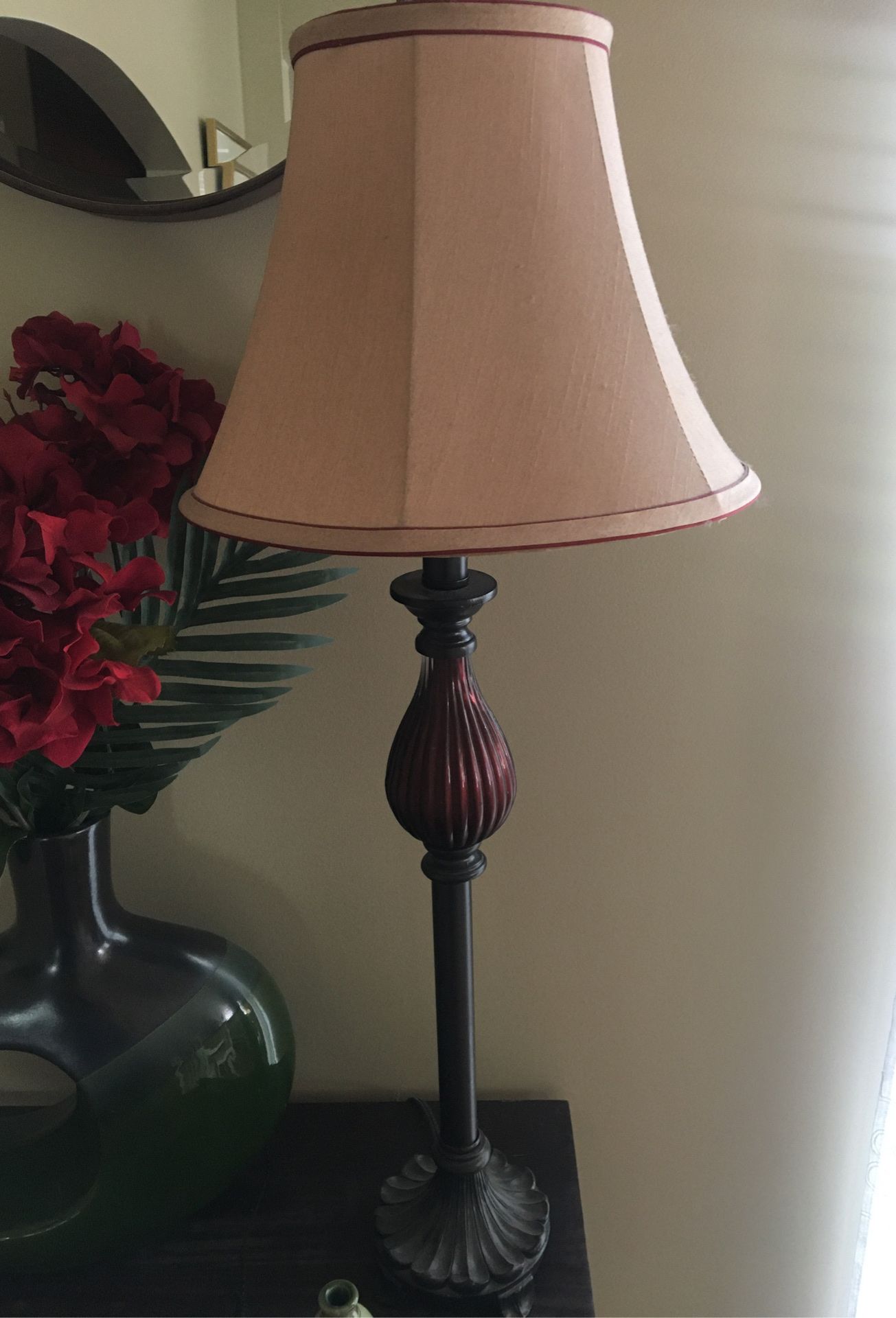 Table lamp and shade