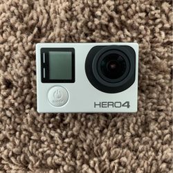 GoPro Hero 4 With Touchscreen And Several Attachments