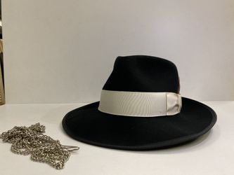 Zoot/pachuco hat with chain (Medium) size