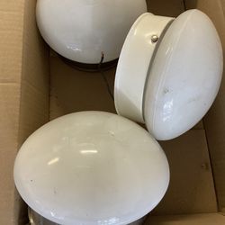 Old Style School Light Fixtures.  7” Globe