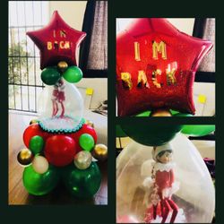 Christmas Balloon Elf