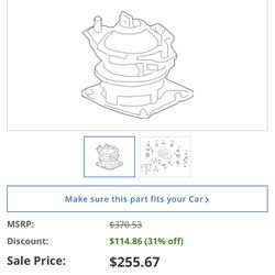 Genuine Honda Front Engine Mount 07-08 ACURA TL