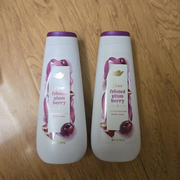 Dove Beauty Limited Edition Body Wash, Frosted Plum Berry (Set Of 2)