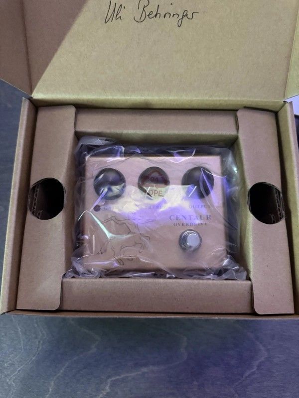 Behringer Centaur Overdrive Guitar Effect Pedal BRAND NEW w BOX OD Fuzz Pre Lawsuit
