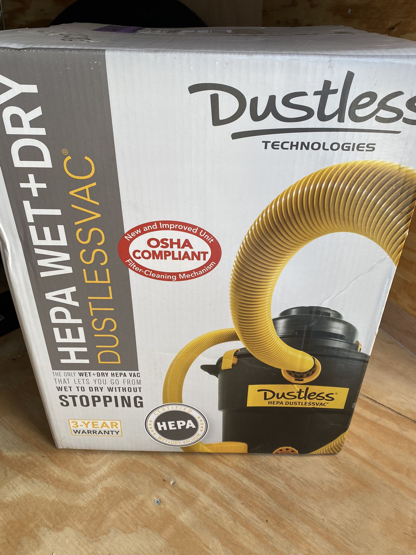 DustlessVac 16 Gal. HEPA Wet/Dry Vacuum