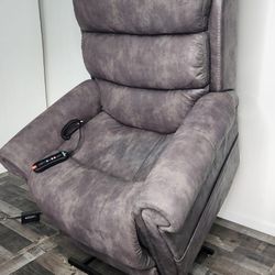 Power Gray Recliner Lift Chair with Remote and Many Support Options