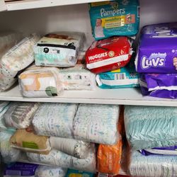 Baby Diapers Size Nb, 1, & 2