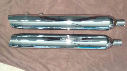 Harley Davidson slip on pipes