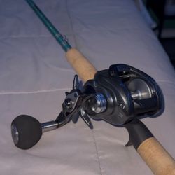 Brand New Fishing Reel On New Rod