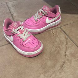 Nike Air Force ones pink