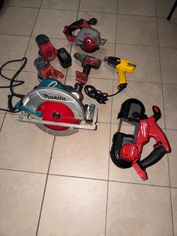 Milwaukee Makita tools