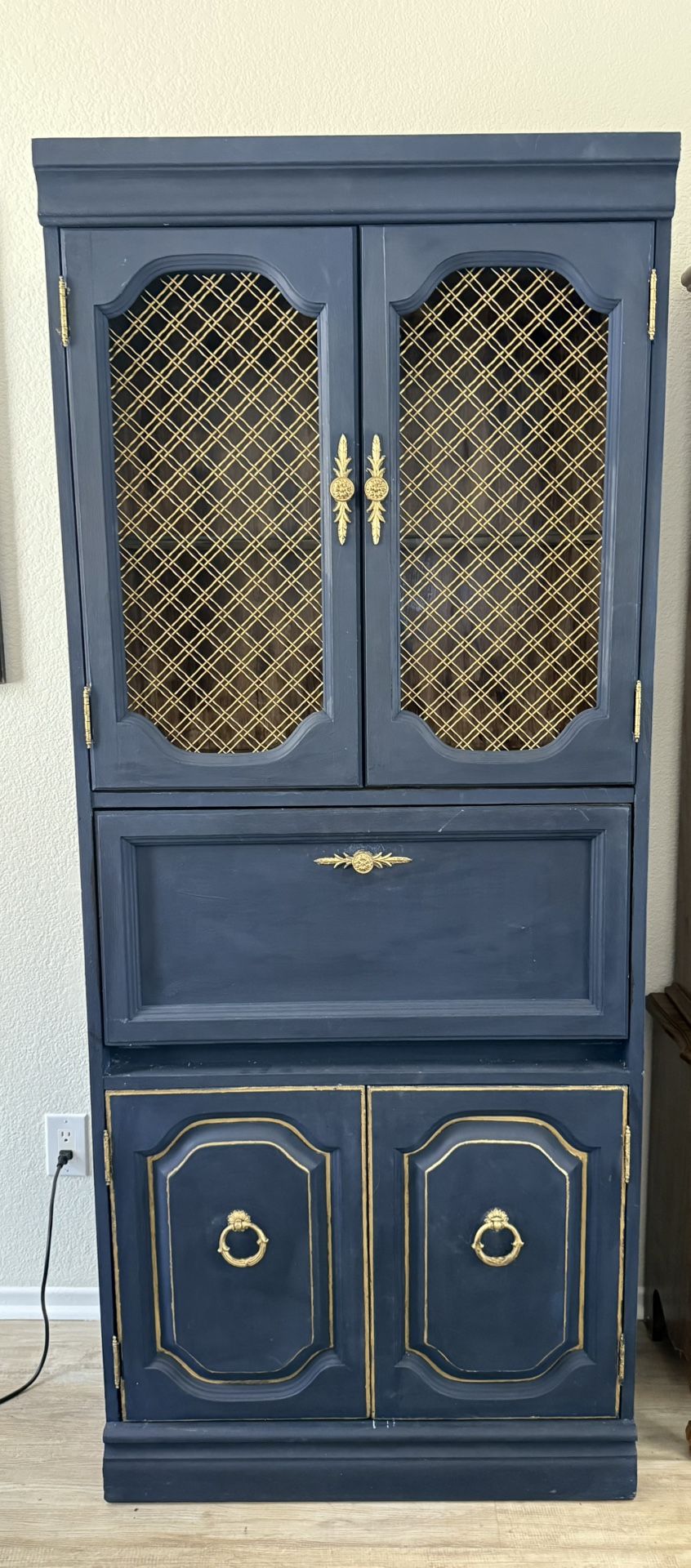 Painted Blue Hutch