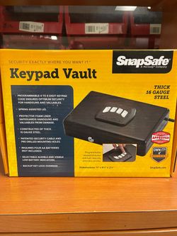 SNAPSAFE KEYPAD VAULT